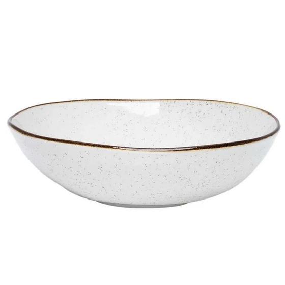Imagem de Saladeira Tigela Travessa Bowl Baixela Em Porcelana 27 Cm Ryo Maresia Oxford Porcelanas  Mesa Posta
