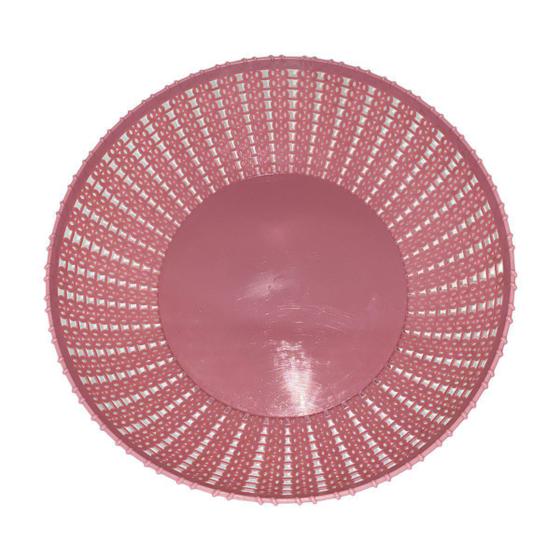 Imagem de Saladeira  Vazada Redonda De Plástico 24,5cm Multiuso Media 