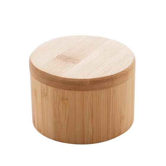 Saleiro Redondo Em Bambu 9x6cm Lyor Imagem de Saleiro Redondo Em Bambu 9x6cm Lyor
