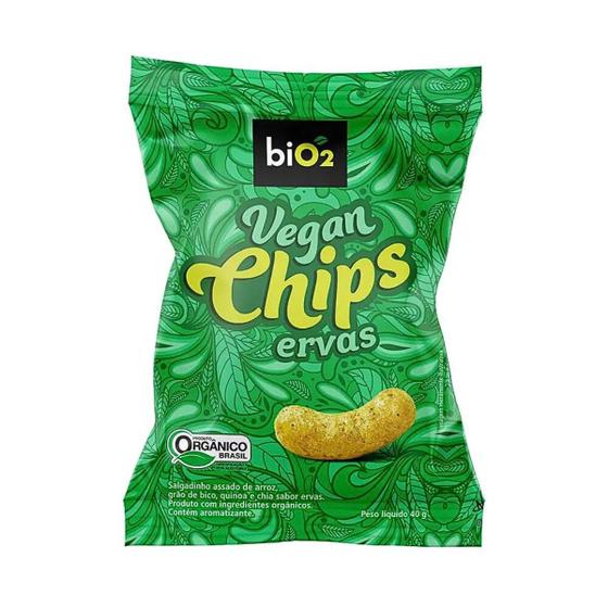 Imagem de Salgadinho Assado Orgânico Vegan Chips Bio2 Ervas 40g