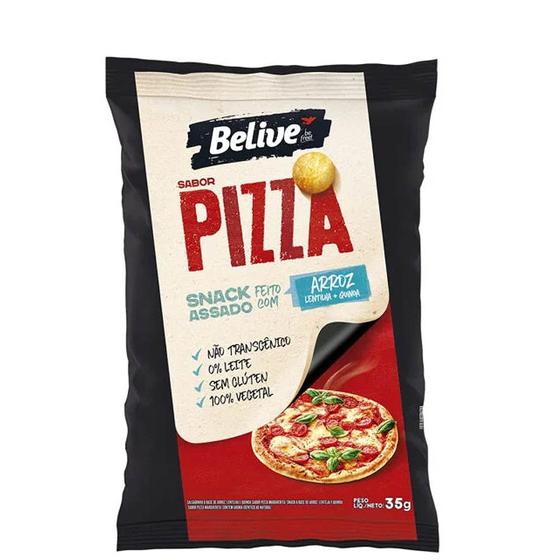 Imagem de Salgadinho de Arroz Belive Sabor Pizza 35g 4un