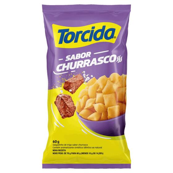 Imagem de Salgadinho de Trigo Churrasco Torcida Pacote 60g