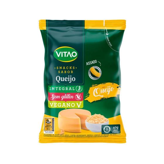 Imagem de Salgadinho Sem Glúten Vegano Sabor Queijo Assado Formato Lua