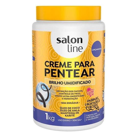 Imagem de Salon Line Creme Para Pentear  Brilho Umidificado - 1Kg