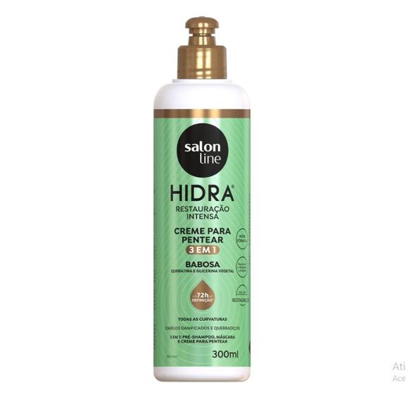 Imagem de SALON LINE HIDRA CREME PARA PENTEAR BABOSA 3 EM 1 - 300ml