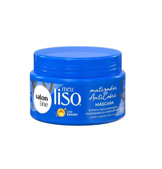 Imagem de Salon Line Meu Liso Matizador Anticobre Máscara 300Ml