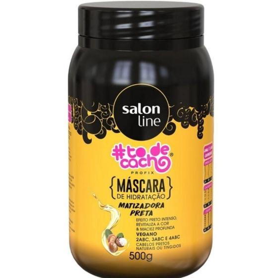 Imagem de Salon Line To De Cacho Máscara Matizadora Preto 500G