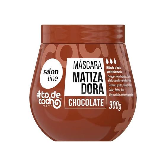 Imagem de SalonLine Máscara Matizadora Chocolate ToDeCacho 300g