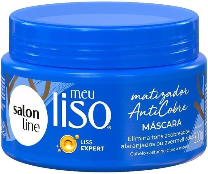 Imagem de SalonLine Máscara Meu Liso Matizador AntiCobre - 300g