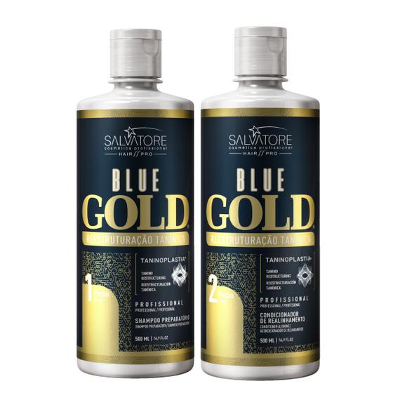 Salvatore Blue Gold Progressiva 2x500ml Menor preço em Salvatore Blue Gold Progressiva 2x500ml