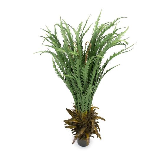 Imagem de Samambaia Folhagem Artificial Cheia com Pote X60 Verde 80 cm F04 - D'Rossi