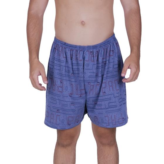 Samba Canção Masculina Estampada Cueca Pijama Short de Dormir Masculino ...