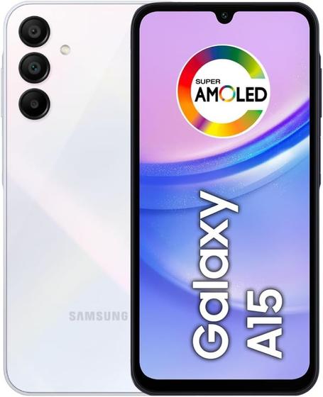 Imagem de Samsung Galaxy A15 128GB 4G Wi-Fi Tela 6.6'' Dual Chip 4GB RAM Câmera Tripla de até 50MP + Selfie 13MP Bateria de 5000mAh