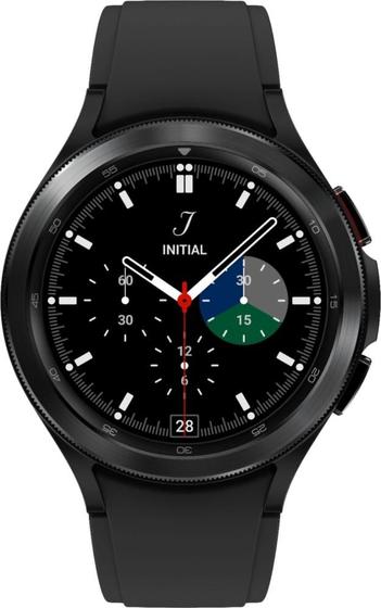 Samsung Galaxy Watch 4 Classic Stainless Steel Smartwatch 46mm LTE - Preto-SM-R895UZKAXAA Menor preço em Samsung Galaxy Watch 4 Classic Stainless Steel Smartwatch 46mm LTE - Preto-SM-R895UZKAXAA