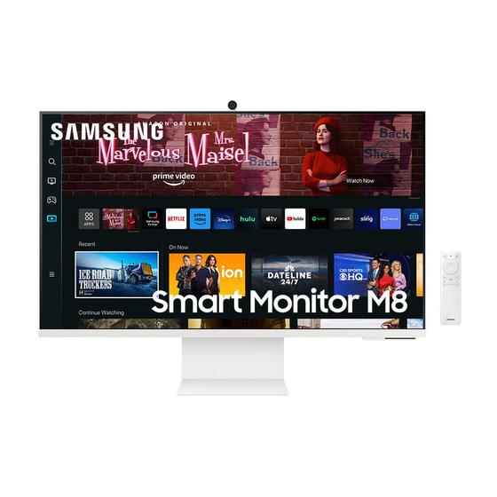 Tv Monitor 32" Led Samsung 4k - Ultra Hd Smart - Ls32cm801ulxzd