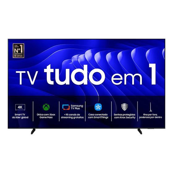 Samsung Smart Super Big TV 98" Crystal UHD 4K 98DU9000 2024, Processador Crystal 4K, Painel até 120Hz,...