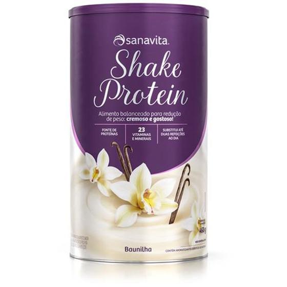 Imagem de Sanavita shake protein baunilha 450g