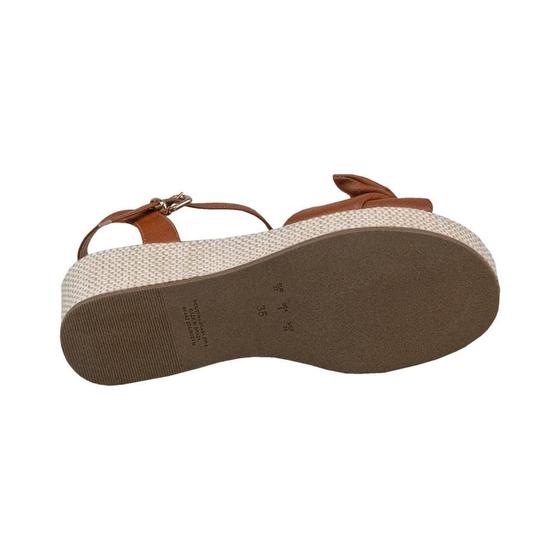 Imagem de Sandália Anabela com Salto Espadrille Comfort TerracotaT 4021-589-COM