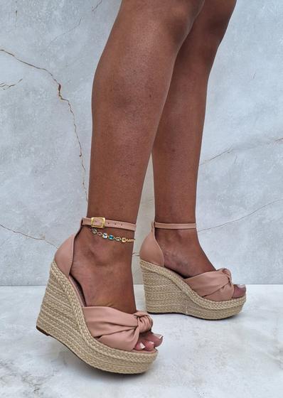 Sandalia Plataforma Salto Corda Sandalia Salto Corda Anabela