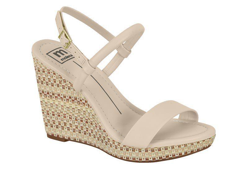 Sandalia Anabela Plataforma Alta Sandália Anabela Moleca