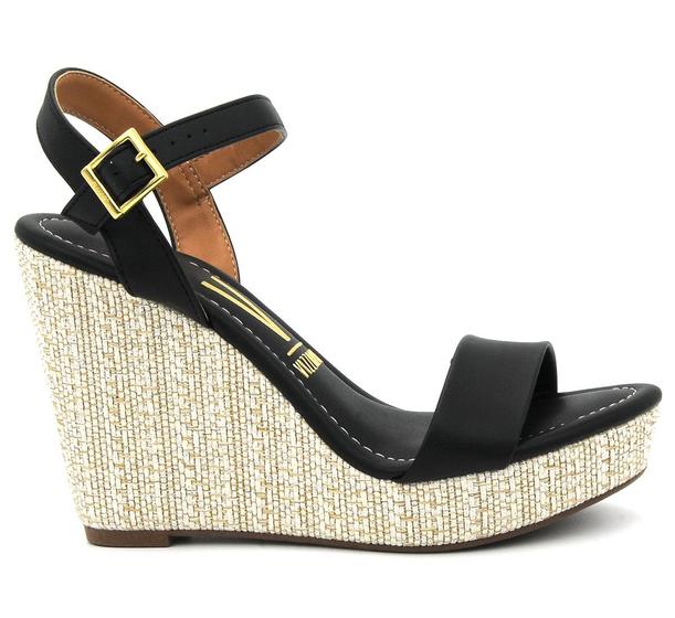 Sapato Peep Toe Anabela Vizzano Sapatos Vizzano Dafiti Sapato Peep