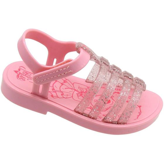 Imagem de Sandália Aranha Infantil Baby Jolie Lux Brilho Menina 
