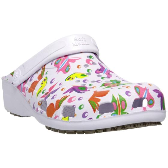 Imagem de Sandália Babuche Estampado Soft Mania com Tira Detalhe Perfuros e Sola Borracha