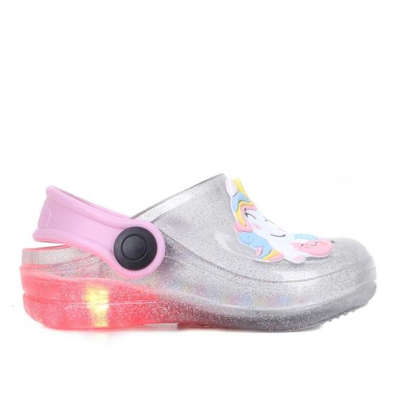 Sandália Babuche Infantil Luelua Unicórnio Cristal Feminina Menor preço em Sandália Babuche Infantil Luelua Unicórnio Cristal Feminina