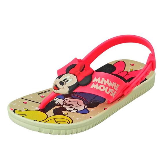 Imagem de Sandália Baby Disney Friend Minnie Mouse - Bege e Rosa