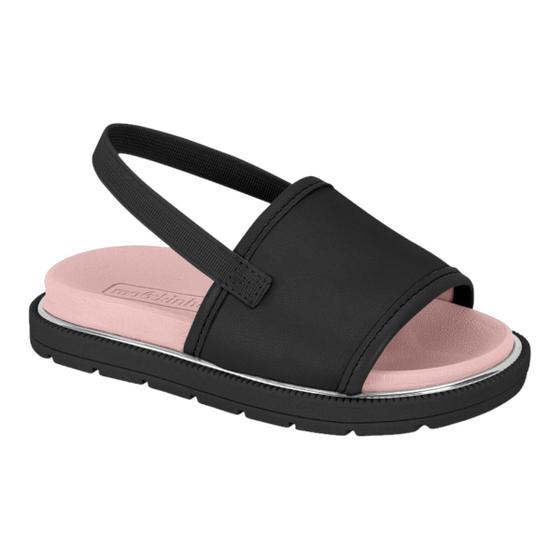 Imagem de Sandalia Bebe Menina Molekinha 2729.200 Confortavel Slide Baixa