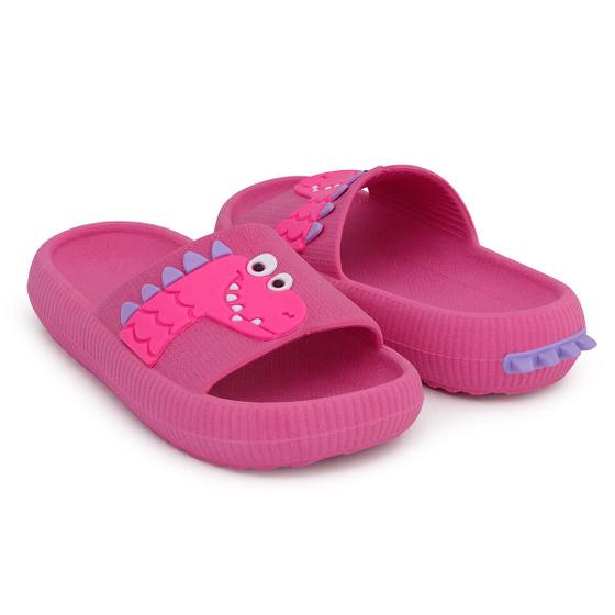 Sandália Chinelo Infantil Dino Slide Nuvem Menino/Menina Menor preço em Sandália Chinelo Infantil Dino Slide Nuvem Menino/Menina