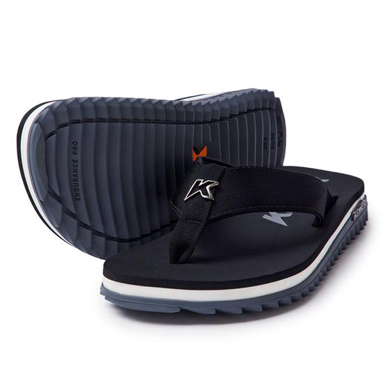 Imagem de Sandalia/chinelo kenner original kivah  pro line preto/cinza