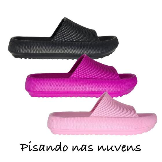 Sandalia chinelo nuvem massageador anatomico slide BGX71X Menor preço em Sandalia chinelo nuvem massageador anatomico slide BGX71X