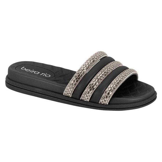 Imagem de Sandália Chinelo Slide Beira Rio Com Strass 8528.203