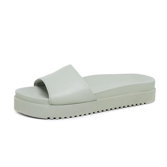 Imagem de Sandalia Chinelo Slide Papete Flatform Feminino Anatomica Blogueira Acolchoada