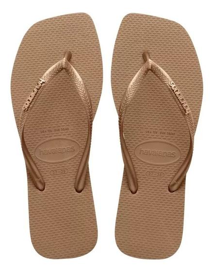 Imagem de Sandália Chinelo Slim Square Logo Metallic Havaianas 2024