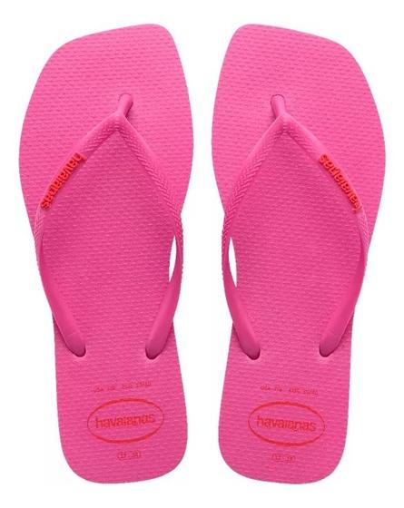 Imagem de Sandália Chinelo Slim Square Logo Pop Up Havaianas Feminino