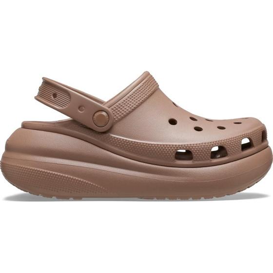 Imagem de Sandália crocs classic crush platform clog latte