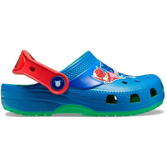 Imagem de Sandália crocs classic funlab i am pj masks clog grass green