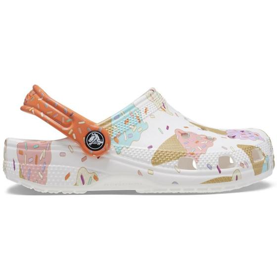 Imagem de Sandália crocs classic ice cream graphic cg  white/multi