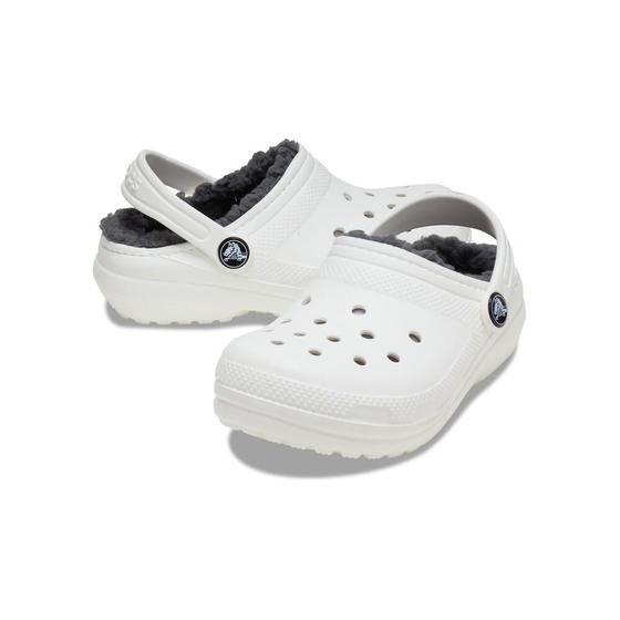 Imagem de Sandália crocs classic lined clog infantil white/grey