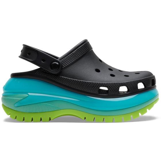 Mega Crush Crocs Azul Plataforma Crocs Classic Falabella Zuecos