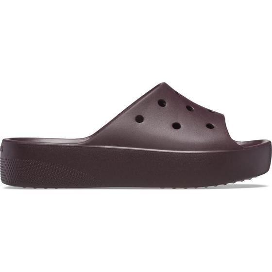 Imagem de Sandália crocs classic plataform slide dark cherry