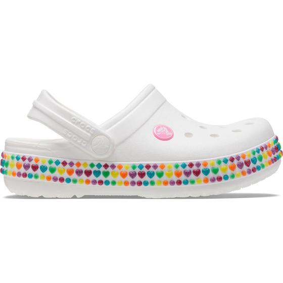 Imagem de Sandália crocs crocband gem band clog juvenil white