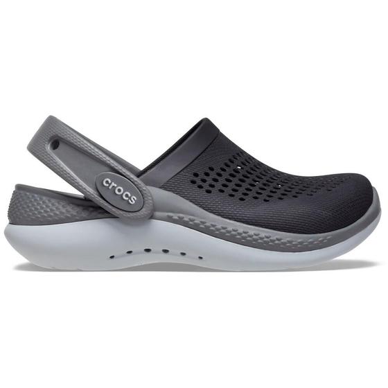 Sandália crocs literide 360 infantil black/slate grey Menor preço em Sandália crocs literide 360 infantil black/slate grey