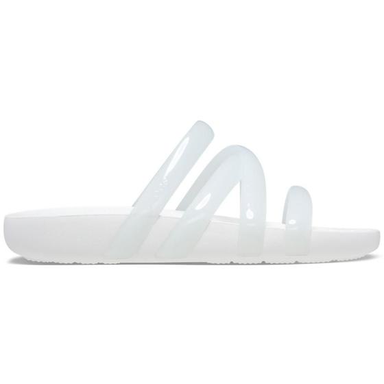 Imagem de Sandália crocs splash glossy strappy sandal white