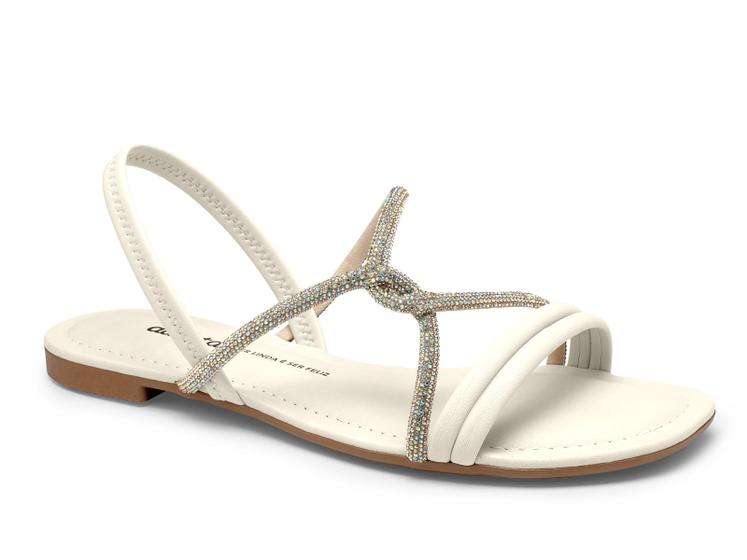 Imagem de Sandália Dakota Rasteira Calce Fácil Strass Y6977