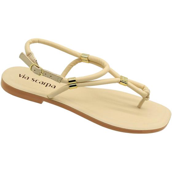 Imagem de Sandália de Dedo Via Scarpa Like Duna Napa Feminino