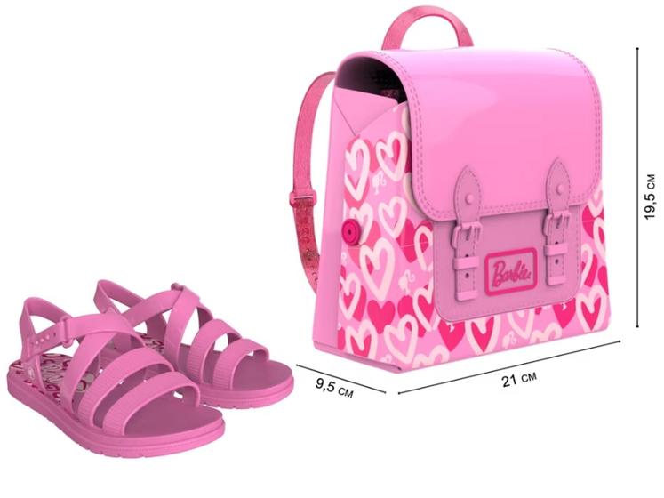 Imagem de Sandália de Tira Infantil Grendene Barbie Sweet Bag 256383