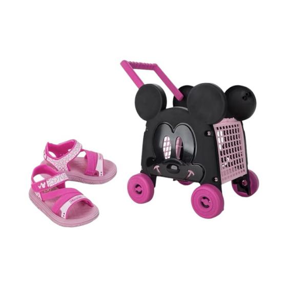 Imagem de Sandália Disney Baby Car 23079 Rosa